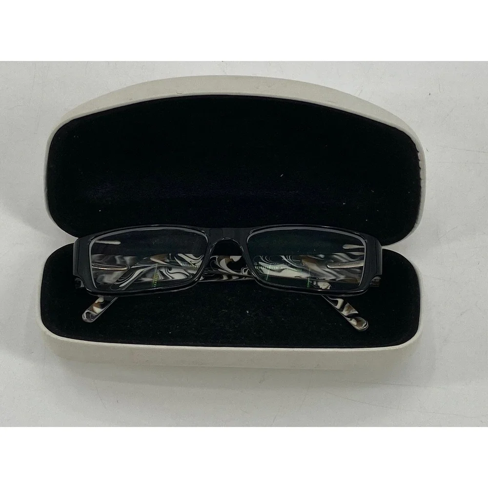 Dolce & Gabbana Eyeglasses DD 1150 765 Black on Marble Rectangular 51[]15 135‎